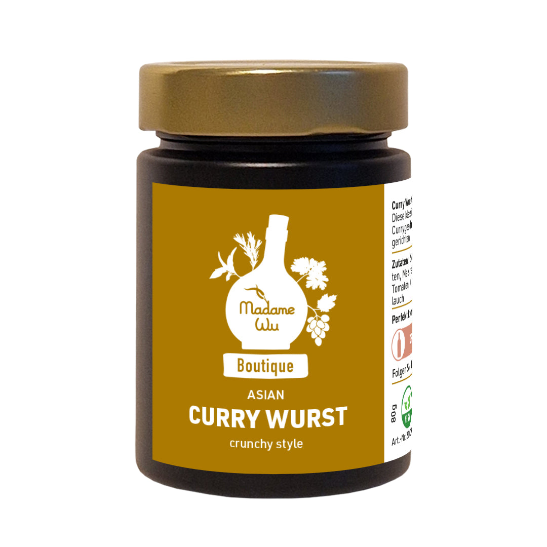 Curry Wurst, crunchy style