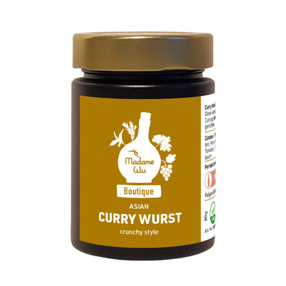 Curry Wurst, crunchy style