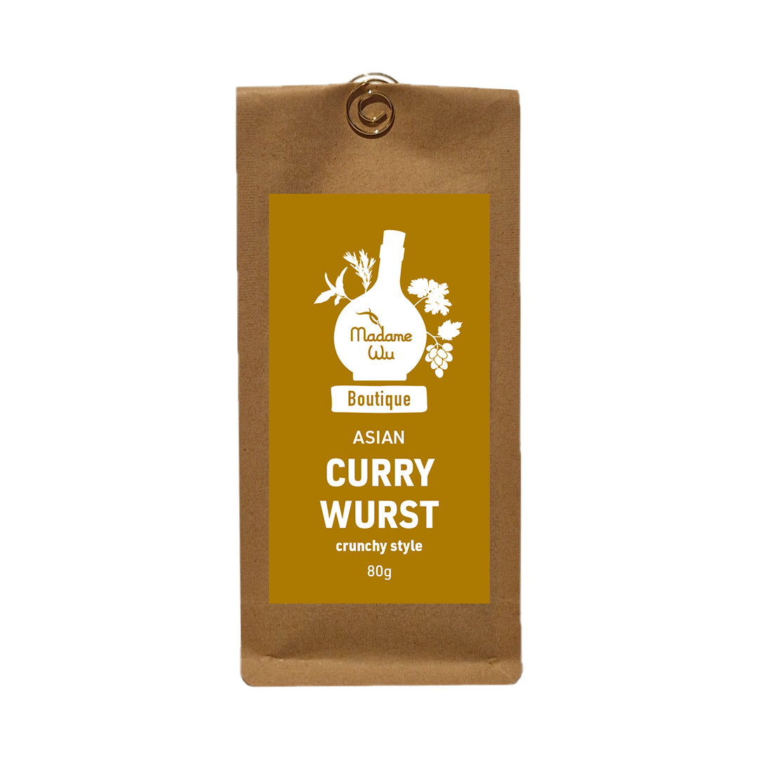 Curry Wurst, crunchy style