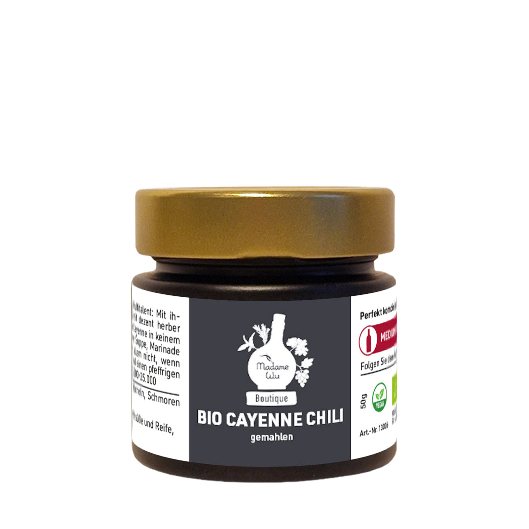 Bio Cayenne Chili Rot gemahlen