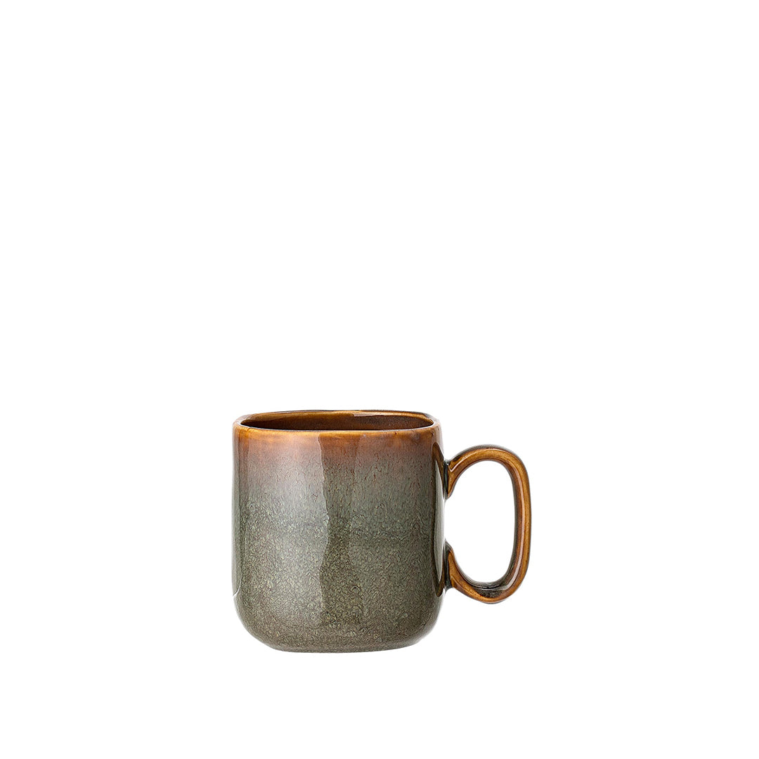 Tasse "Aime" Braun-Grün